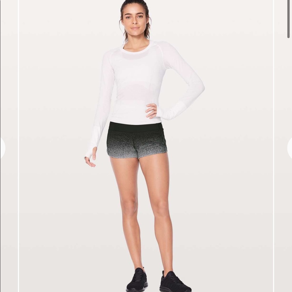 Lululemon Speed Up Short 2.5" Ombre Speckle Stop